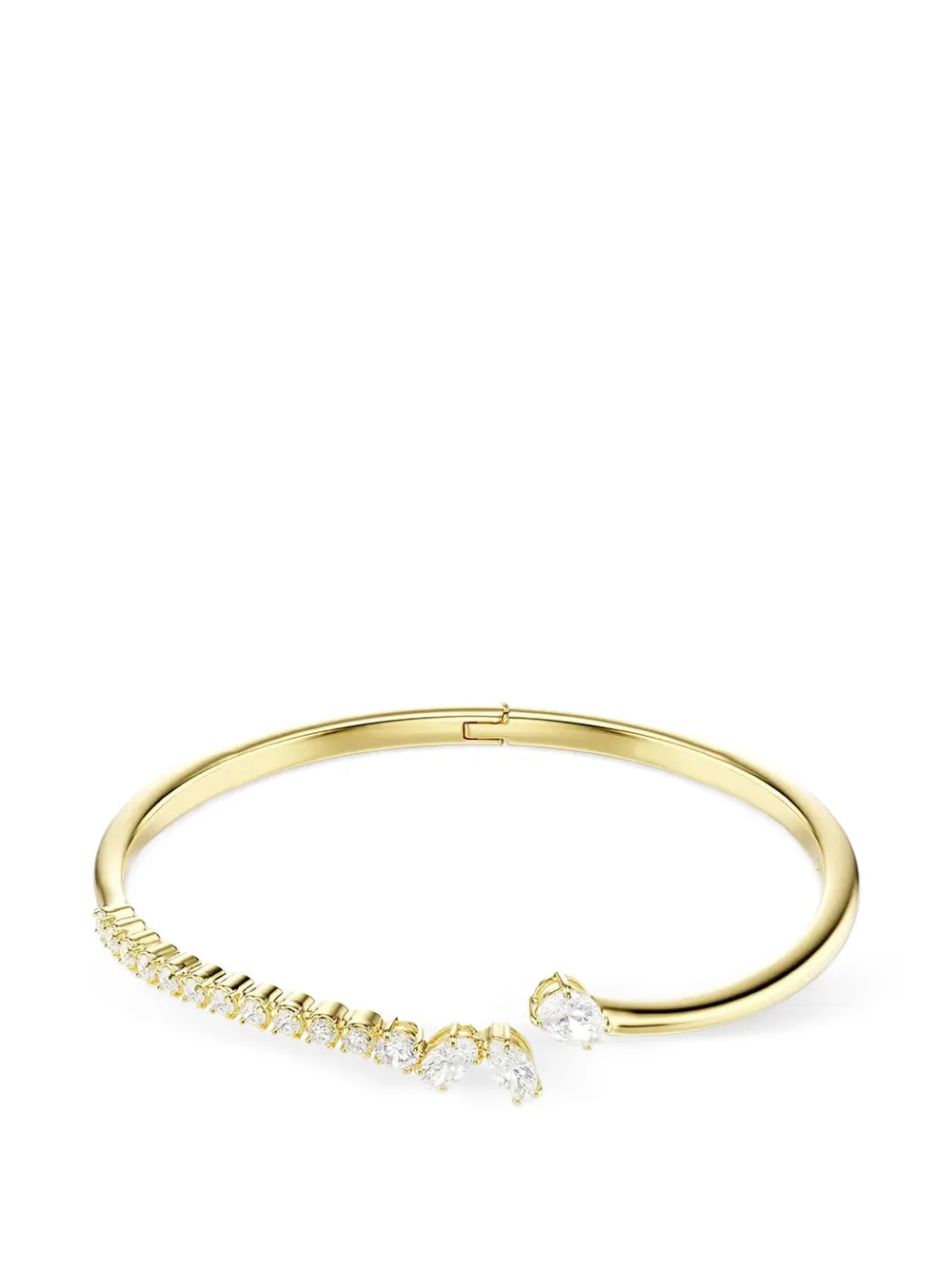 Swarovski Mesmera crystal-embellished open-cuff bracelet - Oro