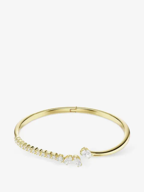 Swarovski Mesmera crystal-embellished open-cuff bracelet