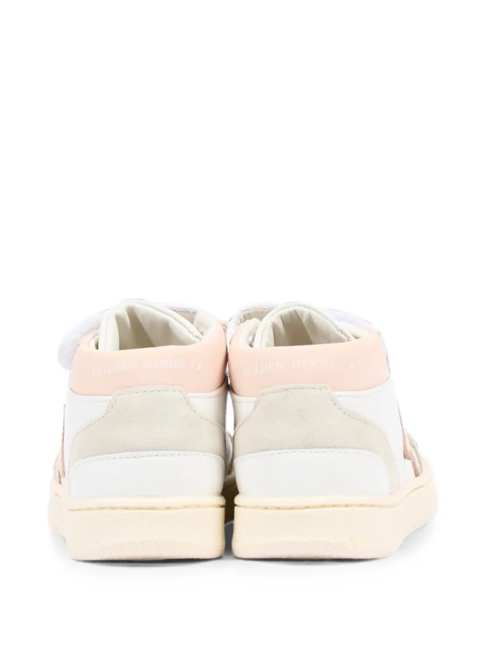 Golden Goose Kids June Basket touch-strap sneakers Wit
