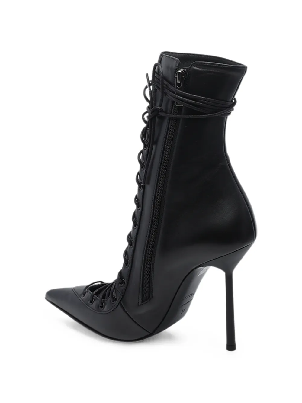 Le Silla Colette lace-up ankle boots Zwart