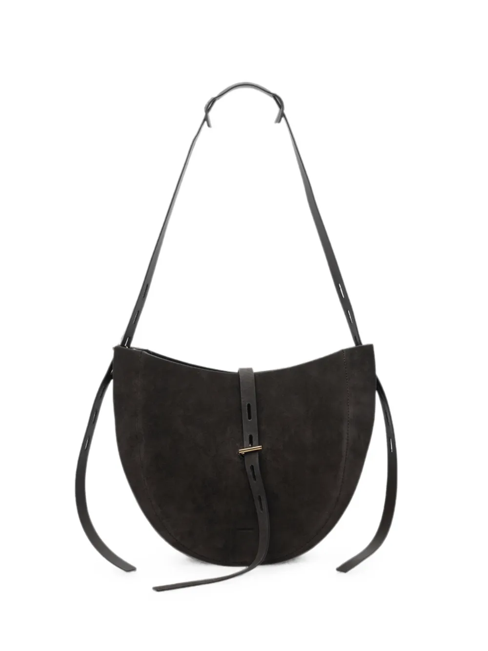 MINOBOSSI small Lizzie suede shoulder bag - Marrone