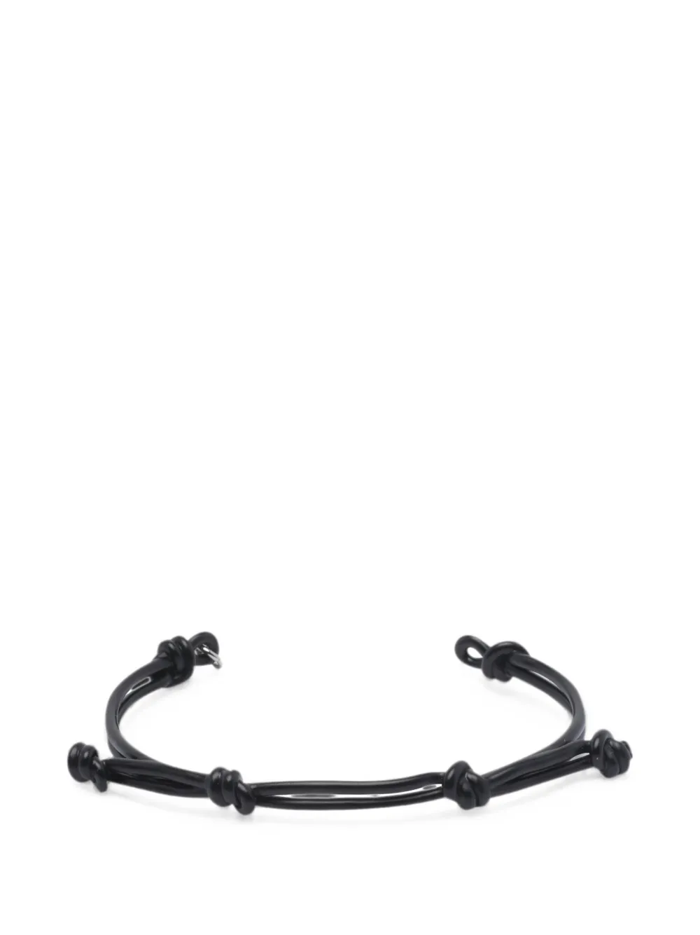 MM6 Maison Margiela knot-detail bracelet - Nero