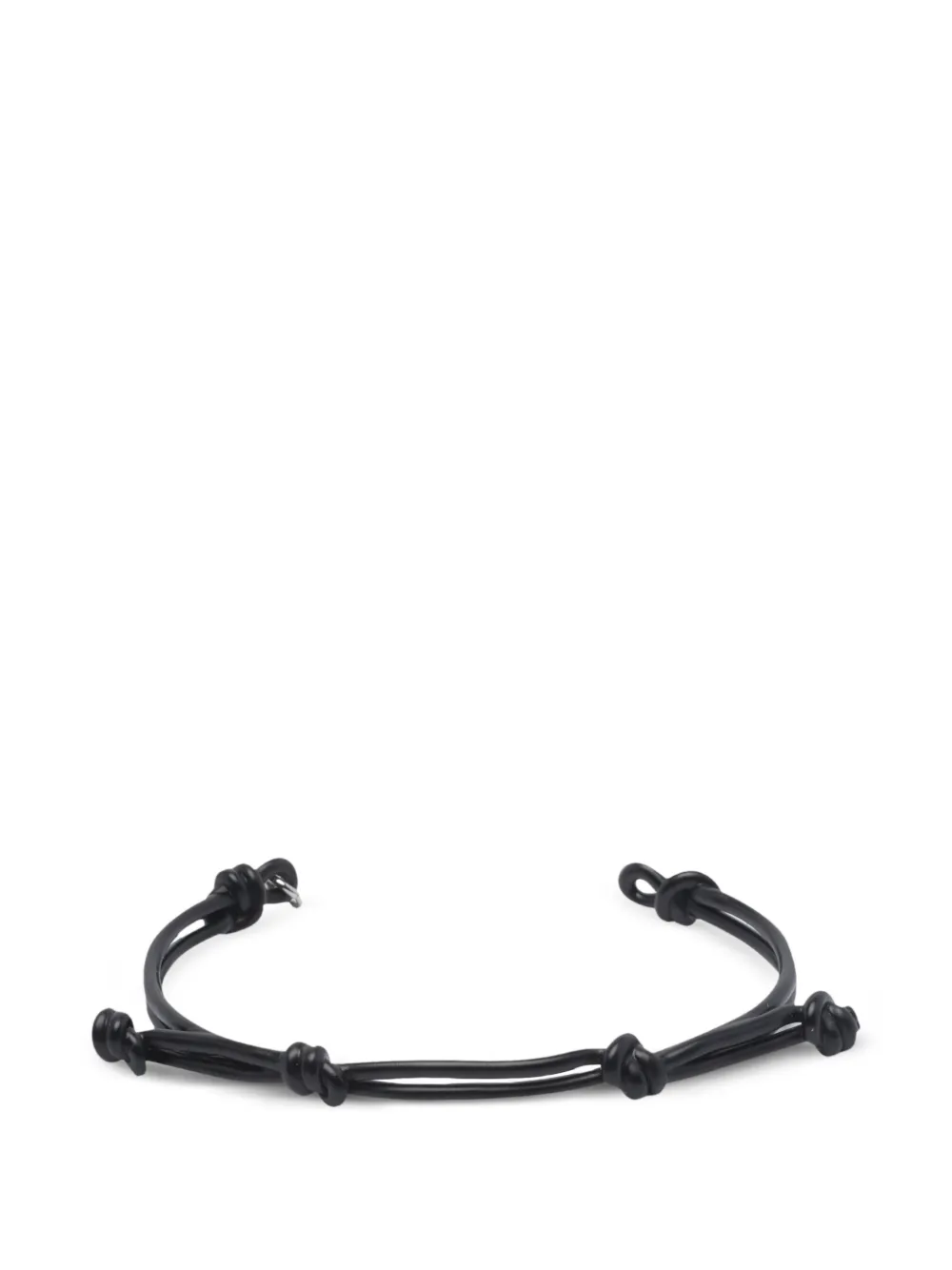 MM6 Maison Margiela knot-detail bracelet - Nero