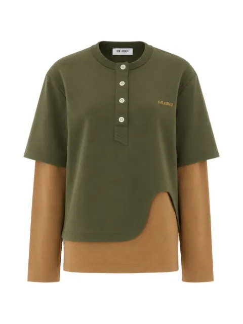 The Attico Logo layered sweater