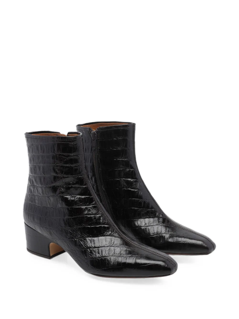 Chie Mihara Cumiya croc-effect ankle boots Bruin