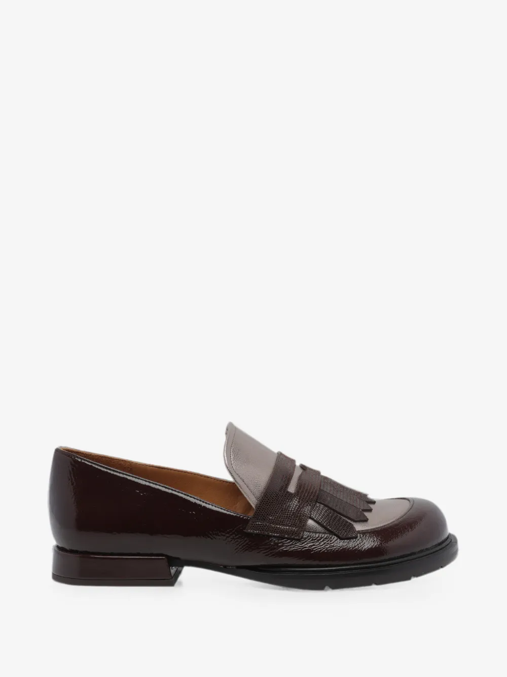 Jeluse fringe-detail round-toe loafers