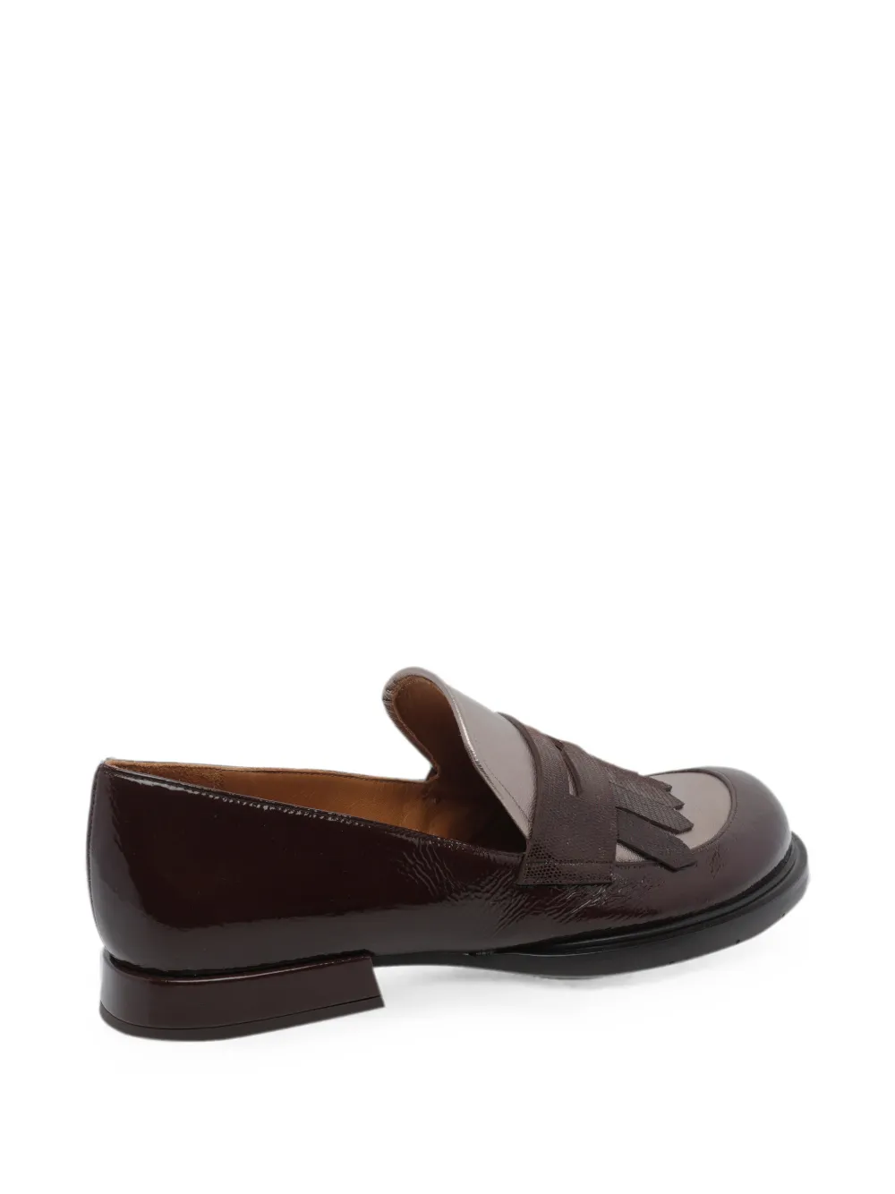 Chie Mihara Jeluse fringe-detail round-toe loafers Bruin