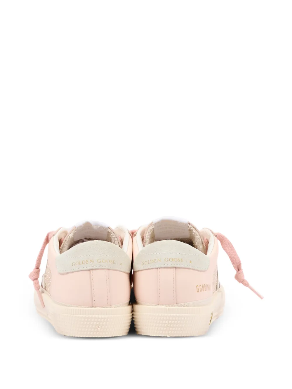 Golden Goose Kids May sneakers met glitters Roze