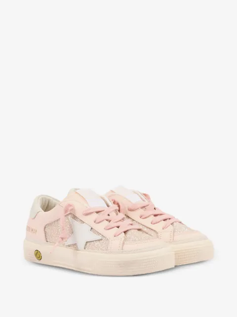 Golden Goose Kids baskets May à paillettes