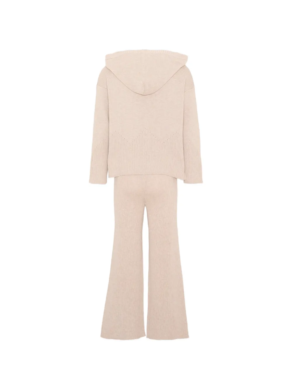 Mayoral Gebreid trainingspak met capuchon Beige