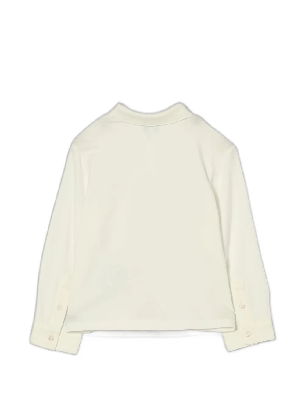 Emporio Armani Kids Katoenen shirt Wit