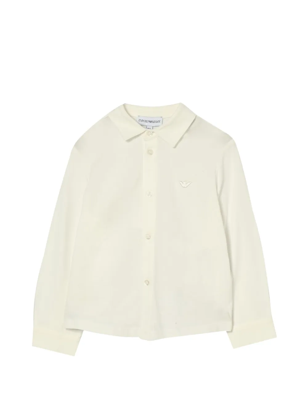 Emporio Armani Kids cotton shirt - Weiß