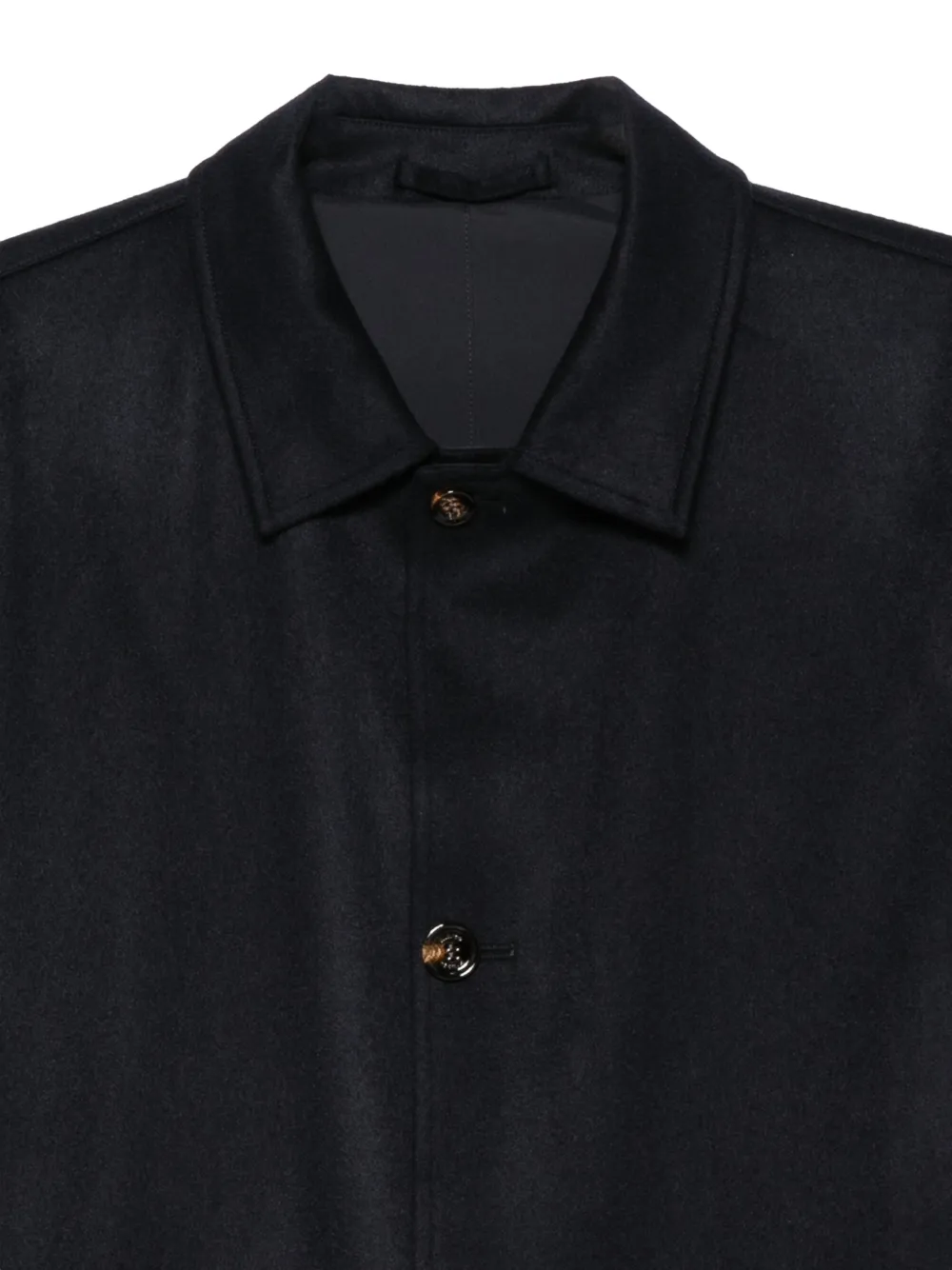 Kired reversible button-fastening coat Blauw
