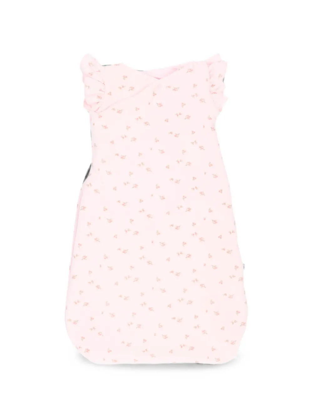 Petit Bateau floral-print ruffled sleep bag - Rosa