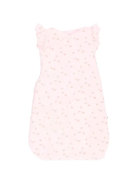 Petit Bateau floral-print ruffled sleep bag
