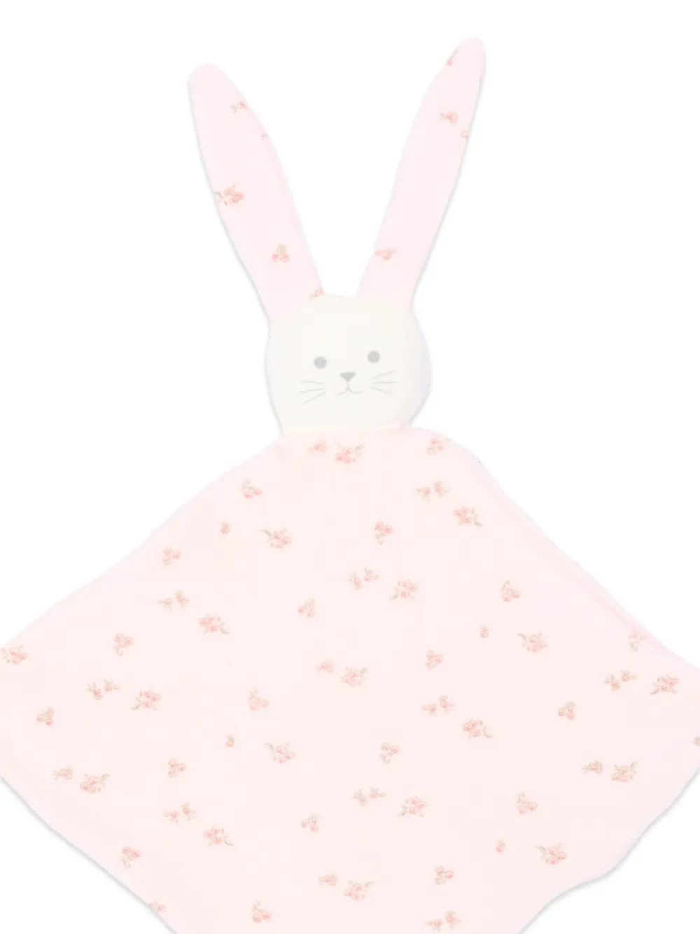 Petit Bateau Trooster met konijnenoren en bloemenprint Roze