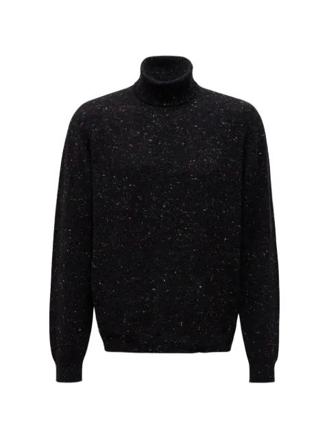 Roberto Collina speckled-pattern roll-neck sweater