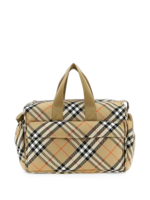 Burberry Kids Check diaper changing bag