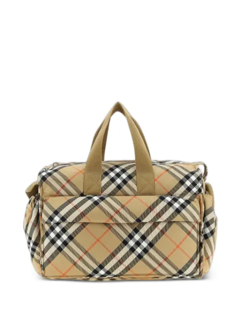 Burberry Kids Check diaper changing bag