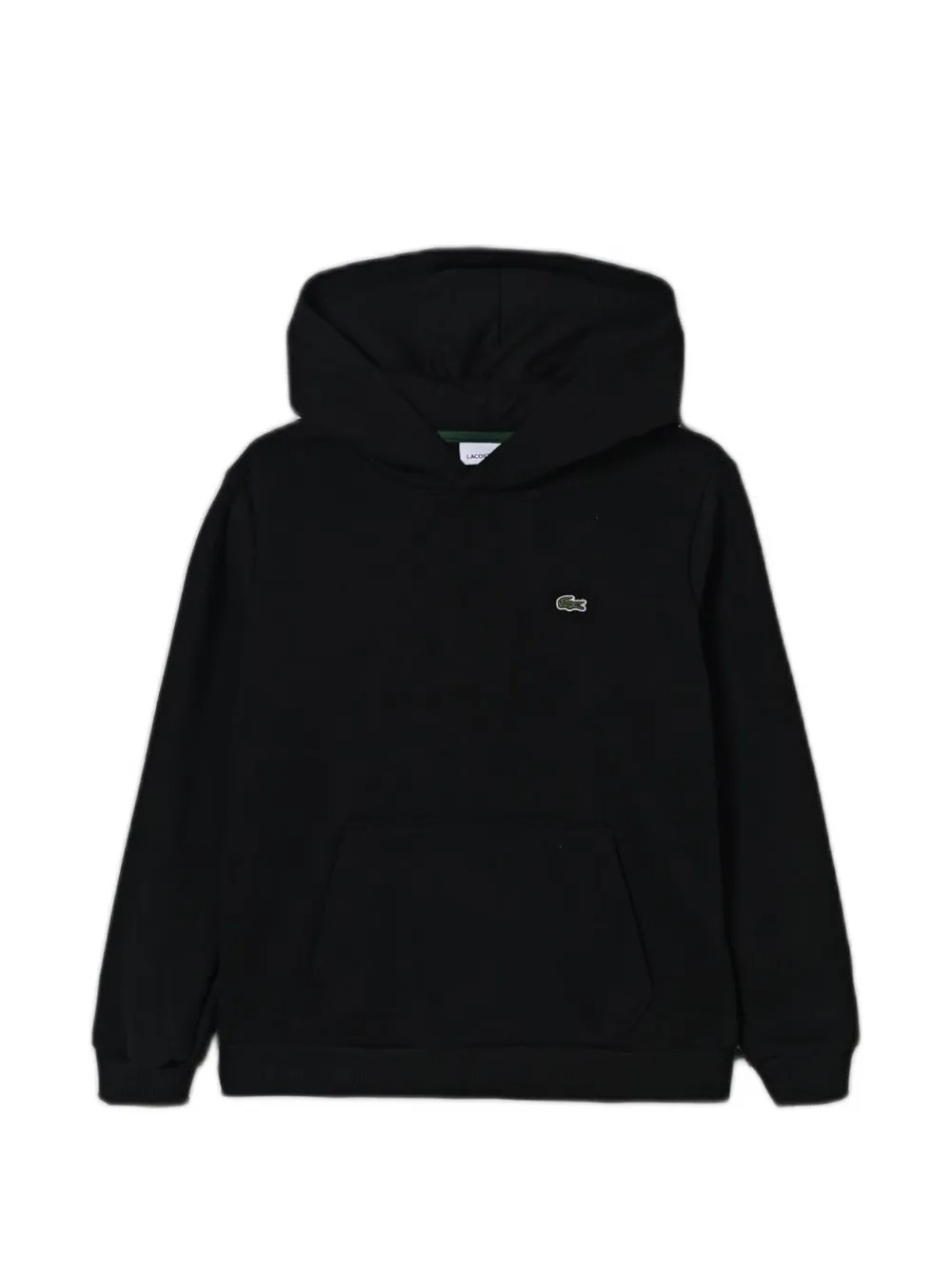 Lacoste Kids Hoodie met logopatch Zwart