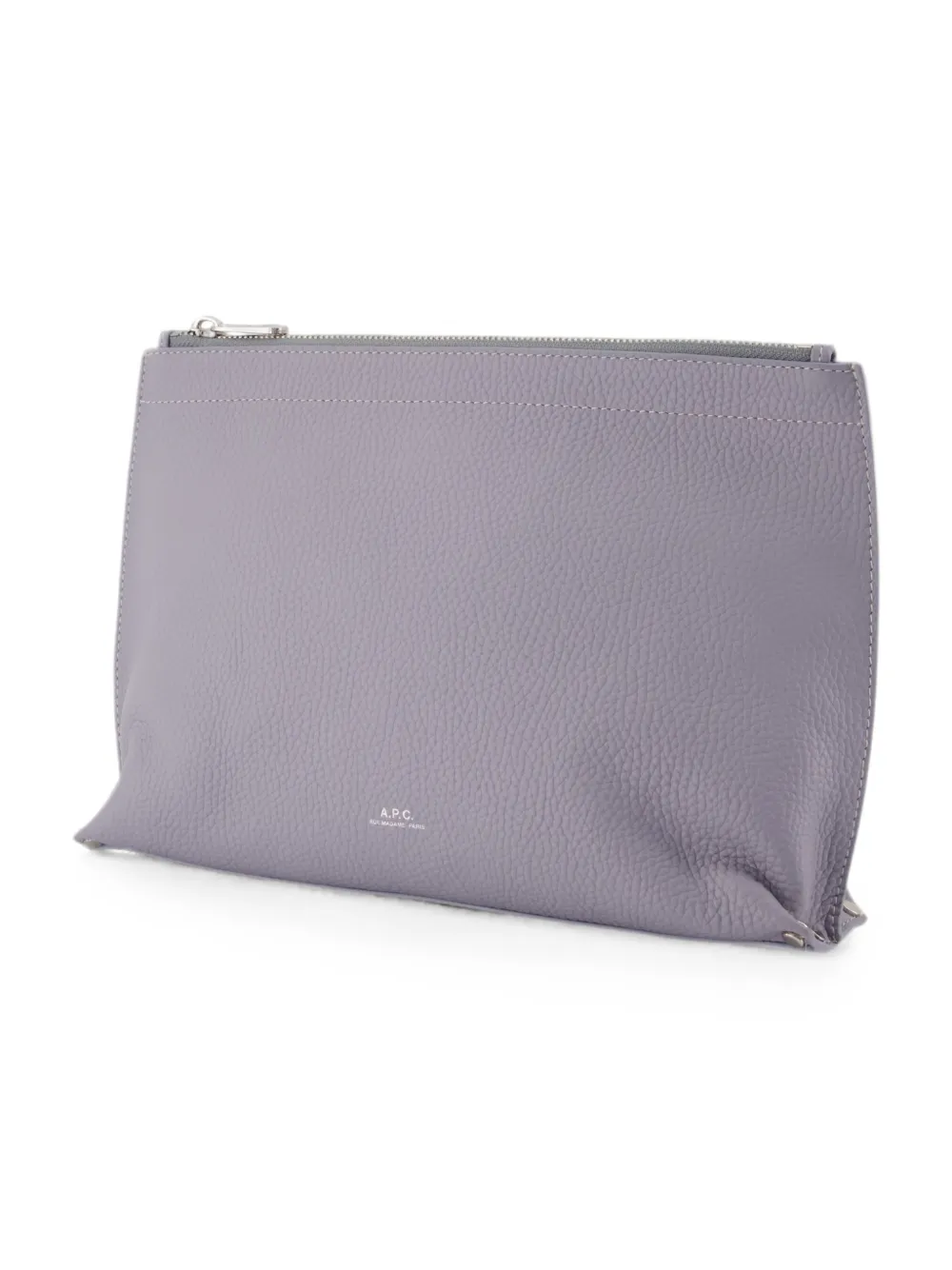 A.P.C. Neige Clou toilettas van bewerkt leer Paars