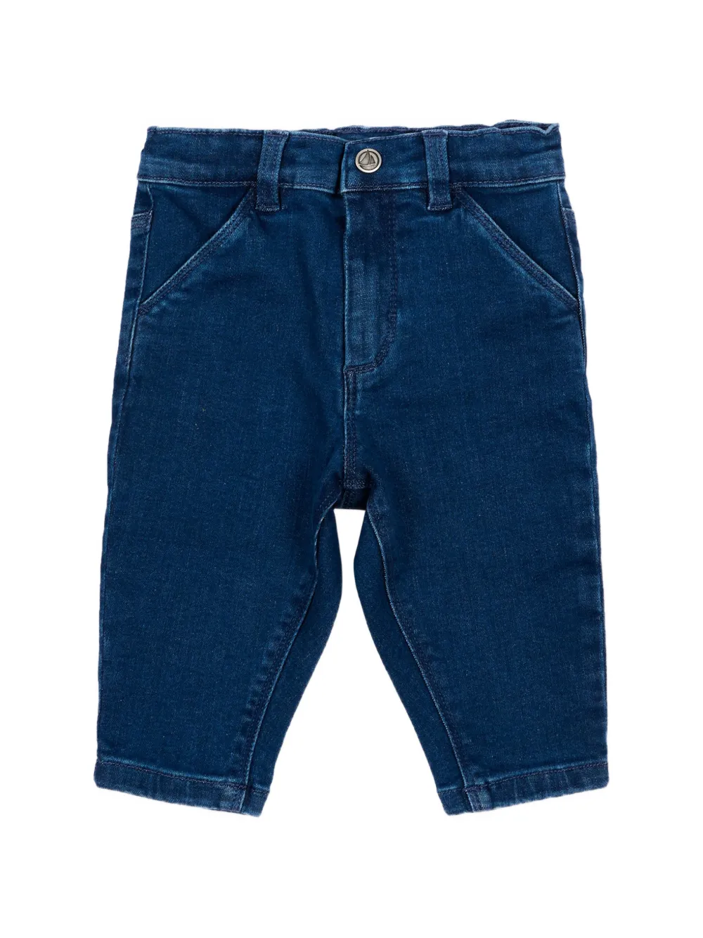 Petit Bateau elasticated-waistband jeans - Blu