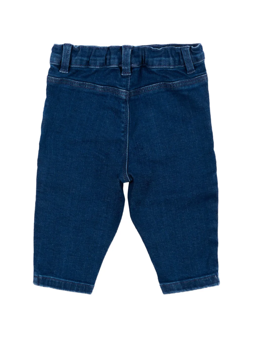 Petit Bateau Jeans met elastische tailleband Blauw