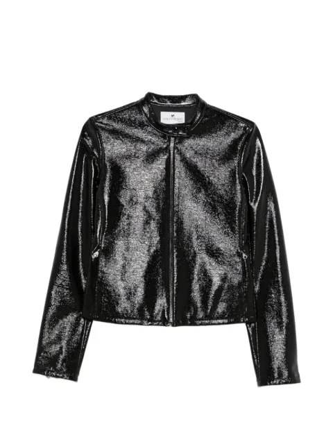 Courrèges chamarra con efecto de vinilo