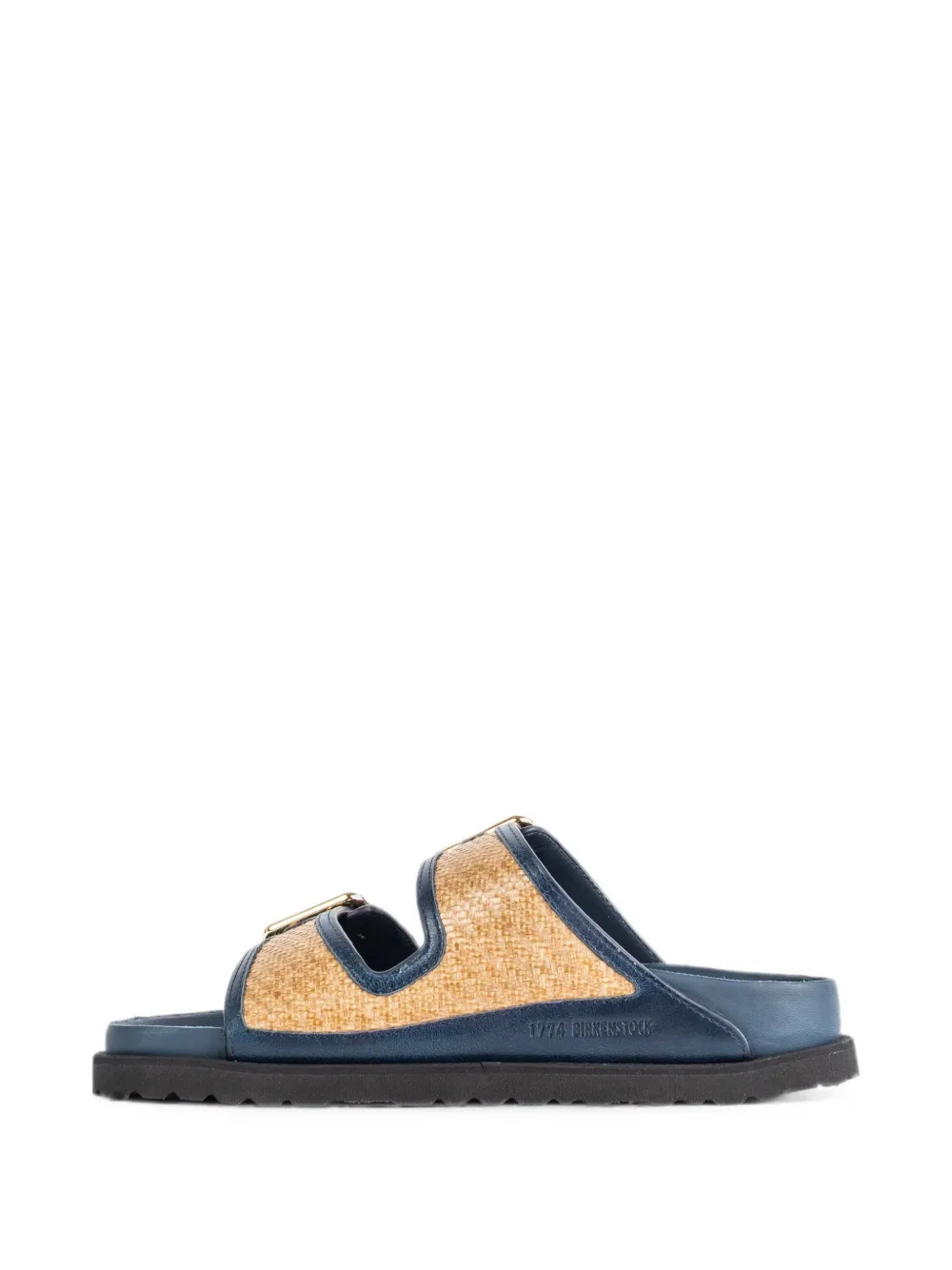 BIRKENSTOCK 1774 Arizona raffia sandals Blauw