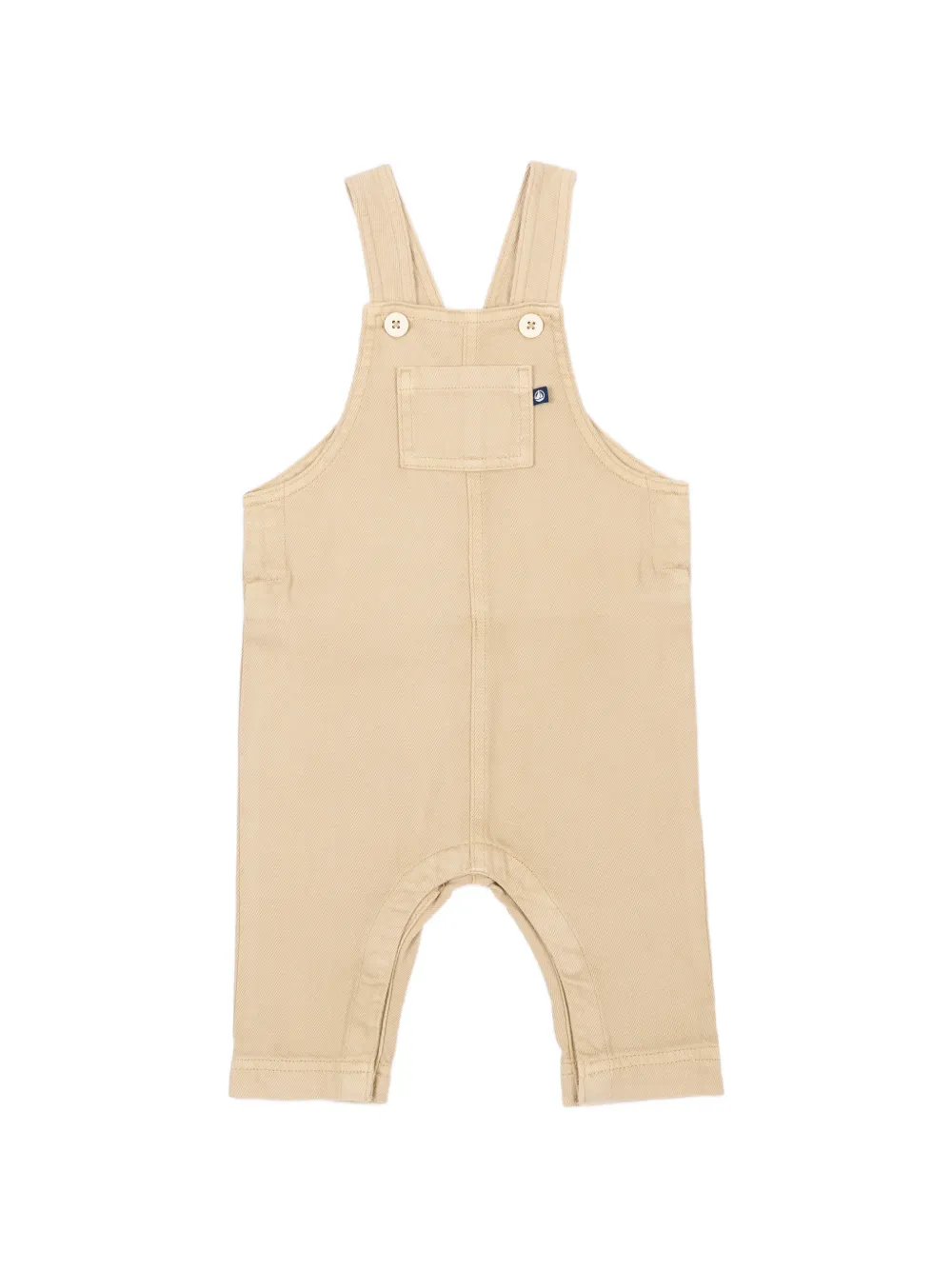 Petit Bateau button-fastening dungarees - Nude