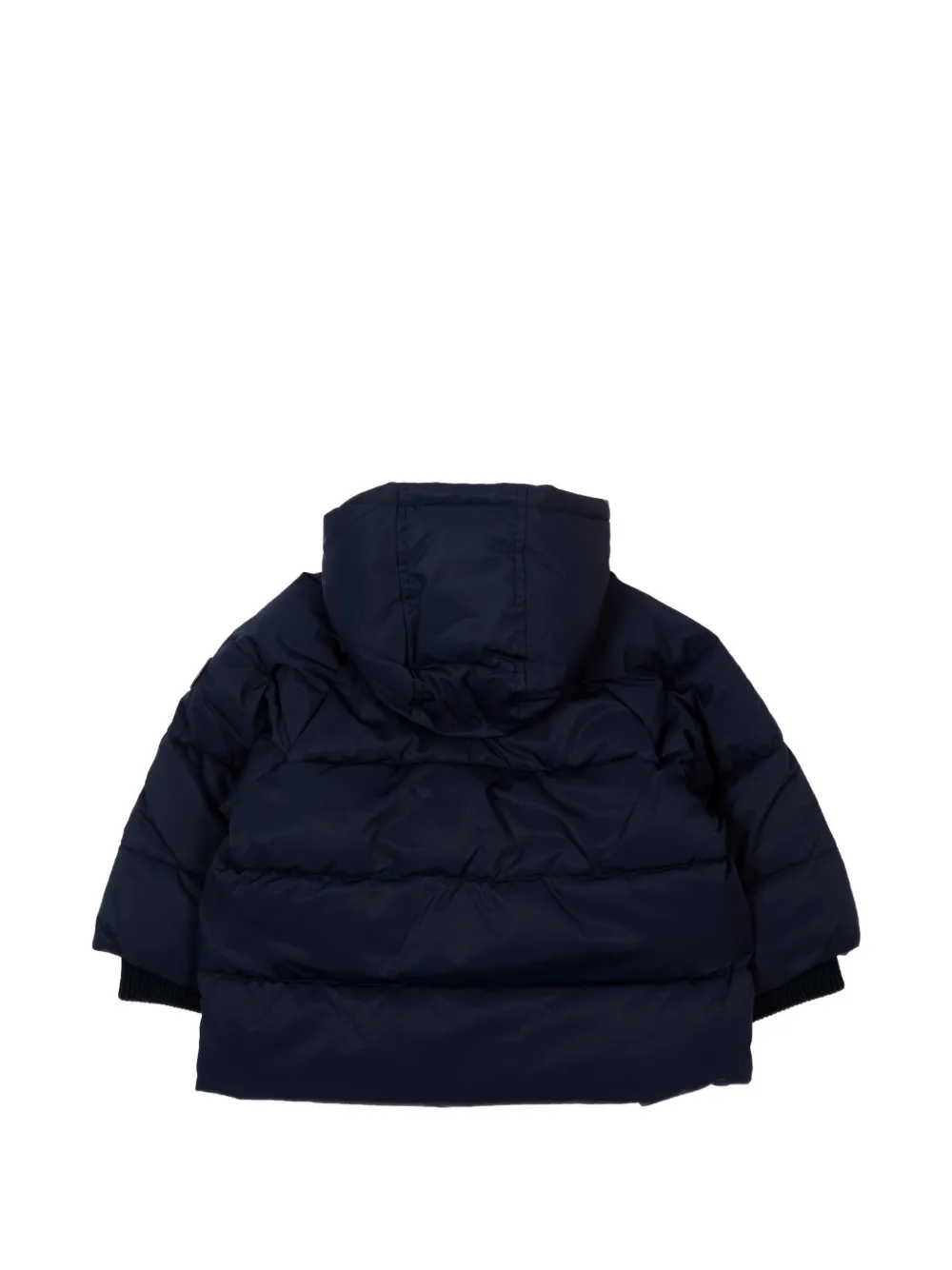 Petit Bateau Gewatteerd jack met capuchon Blauw