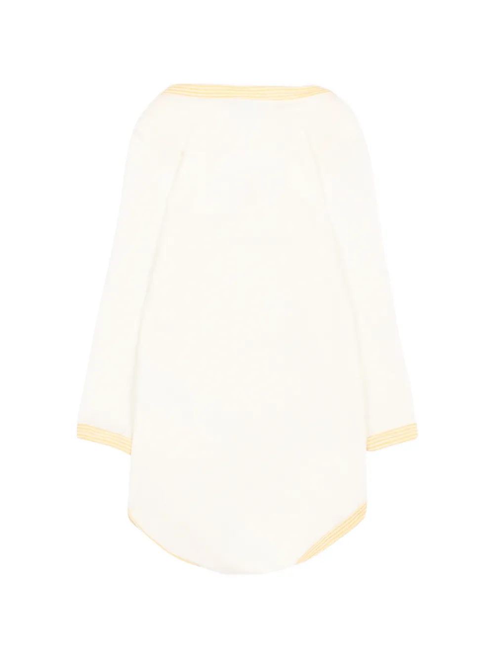 Petit Bateau Drie rompers met lange mouwen en grafische print Beige