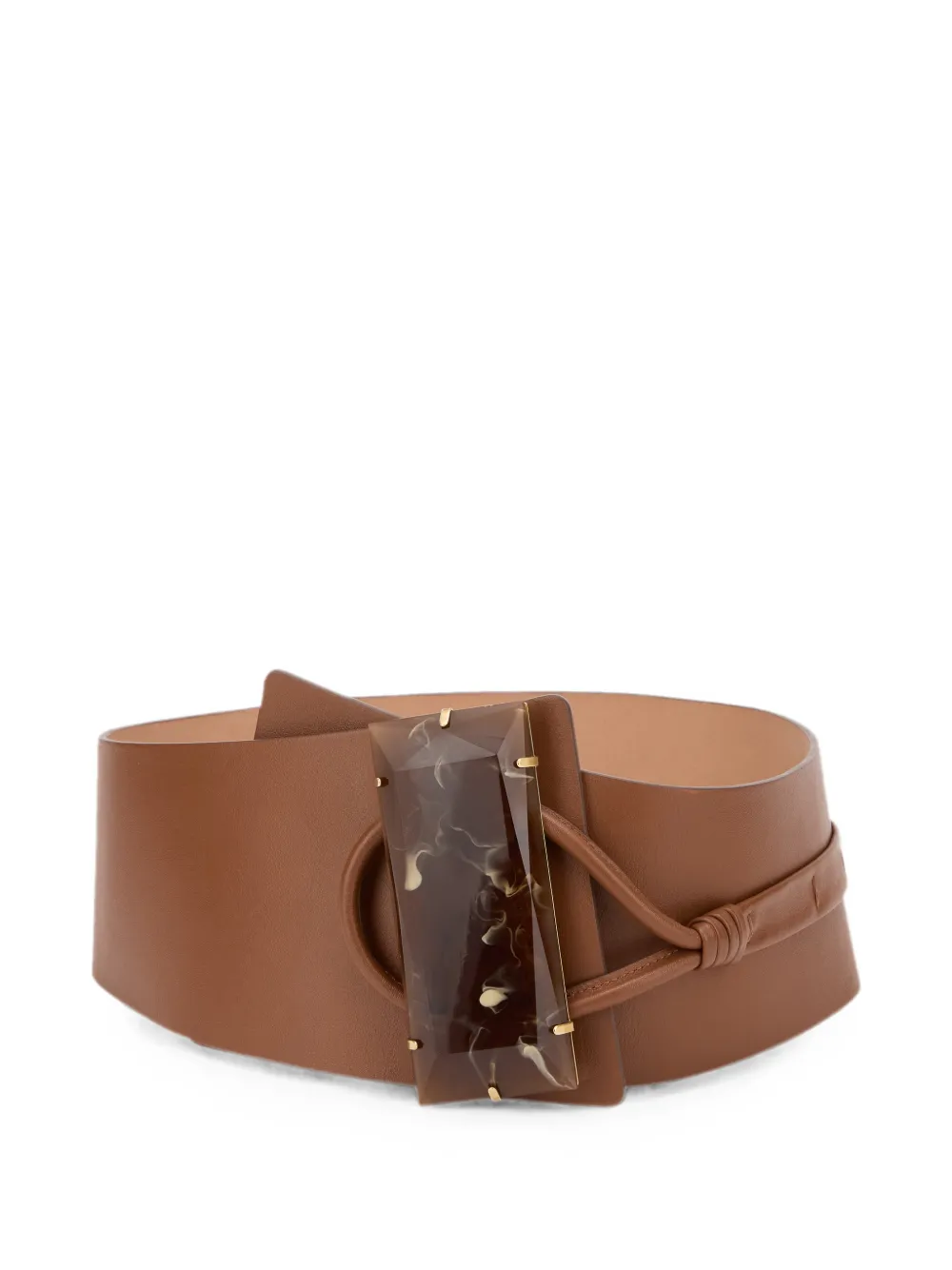 Alberta Ferretti knot-detail buckle-fastening belt - Toni neutri