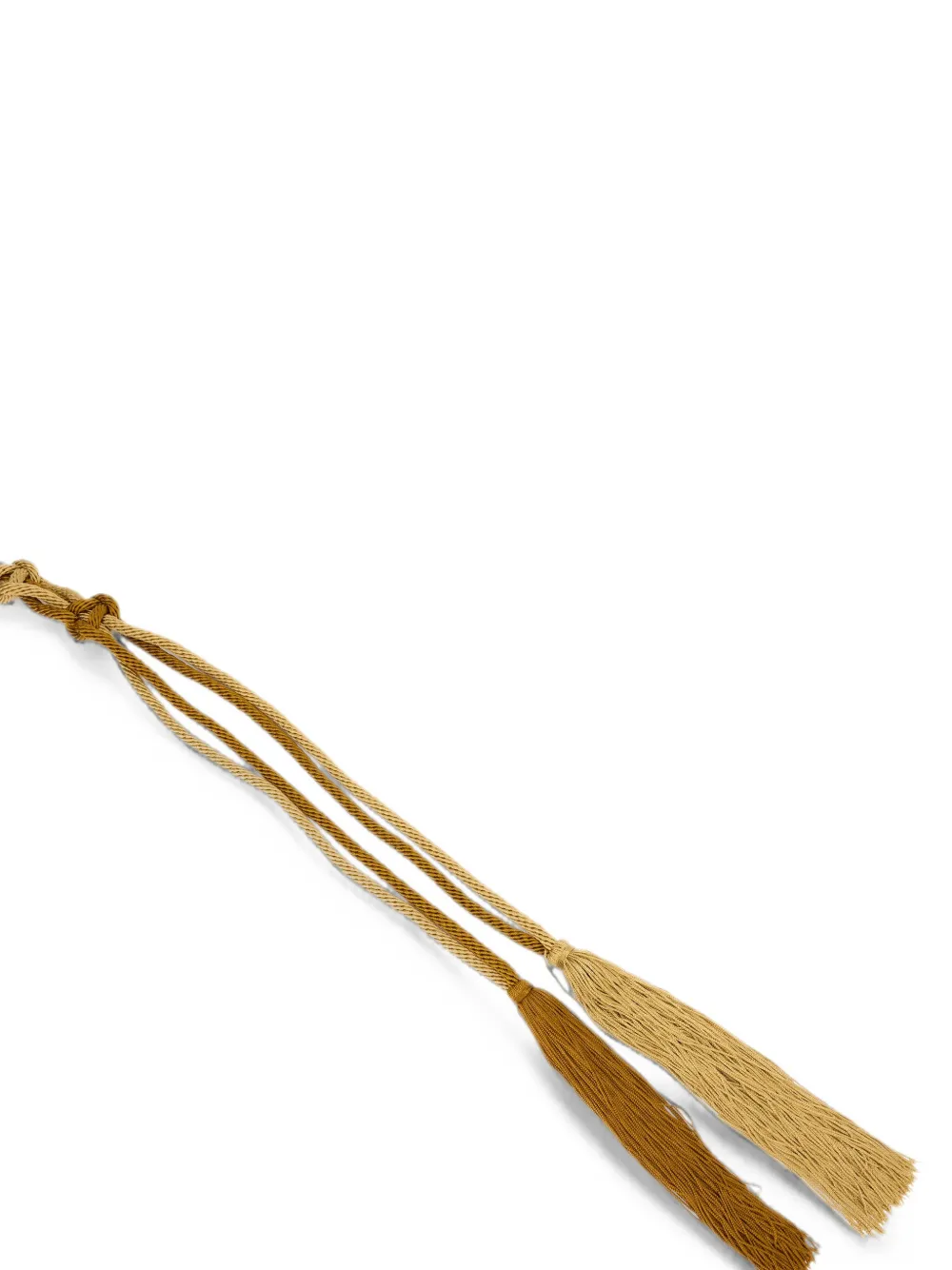 Alberta Ferretti Riem met kwastje Beige