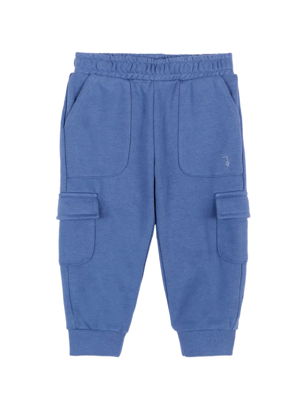 TRUSSARDI JUNIOR logo-embroidered track pants - Blu