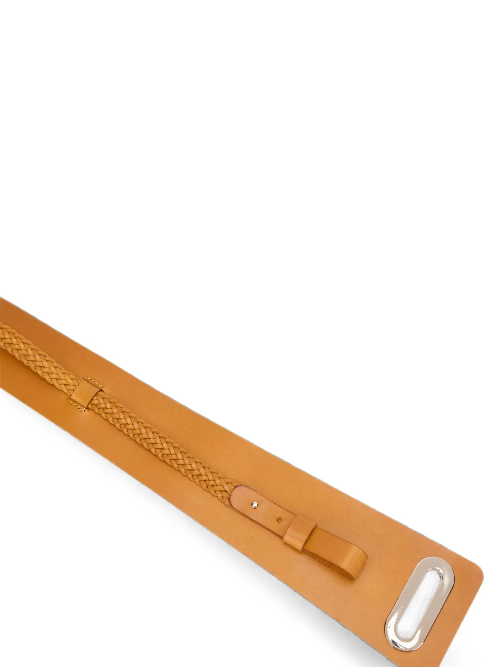 Alberta Ferretti Gevlochten riem Beige