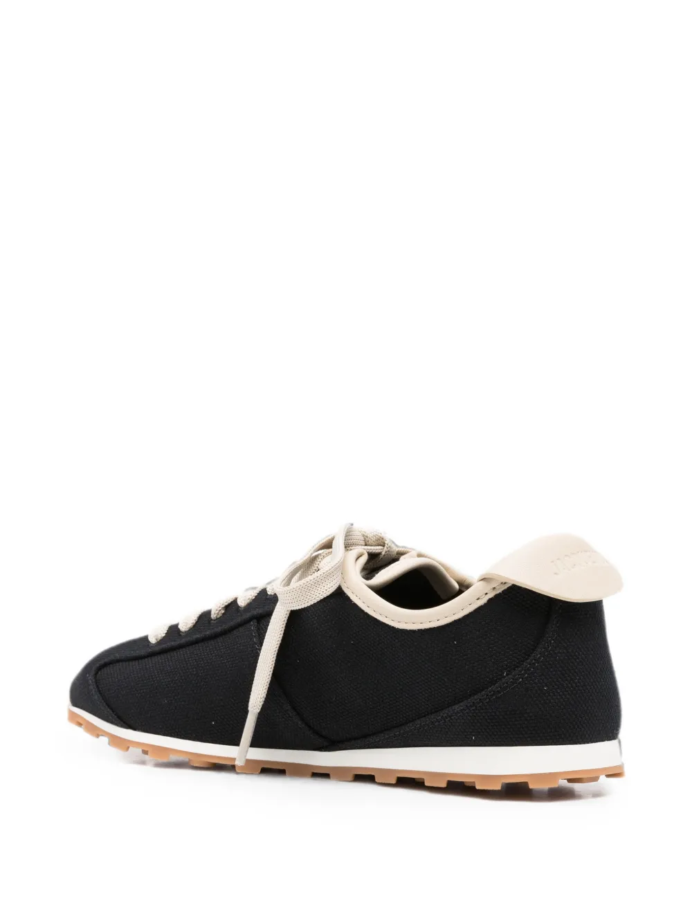 Jacquemus lace-up canvas sneakers Zwart