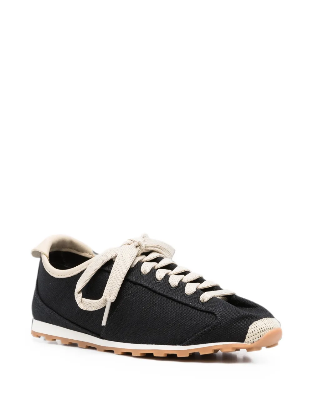 Jacquemus lace-up canvas sneakers Zwart