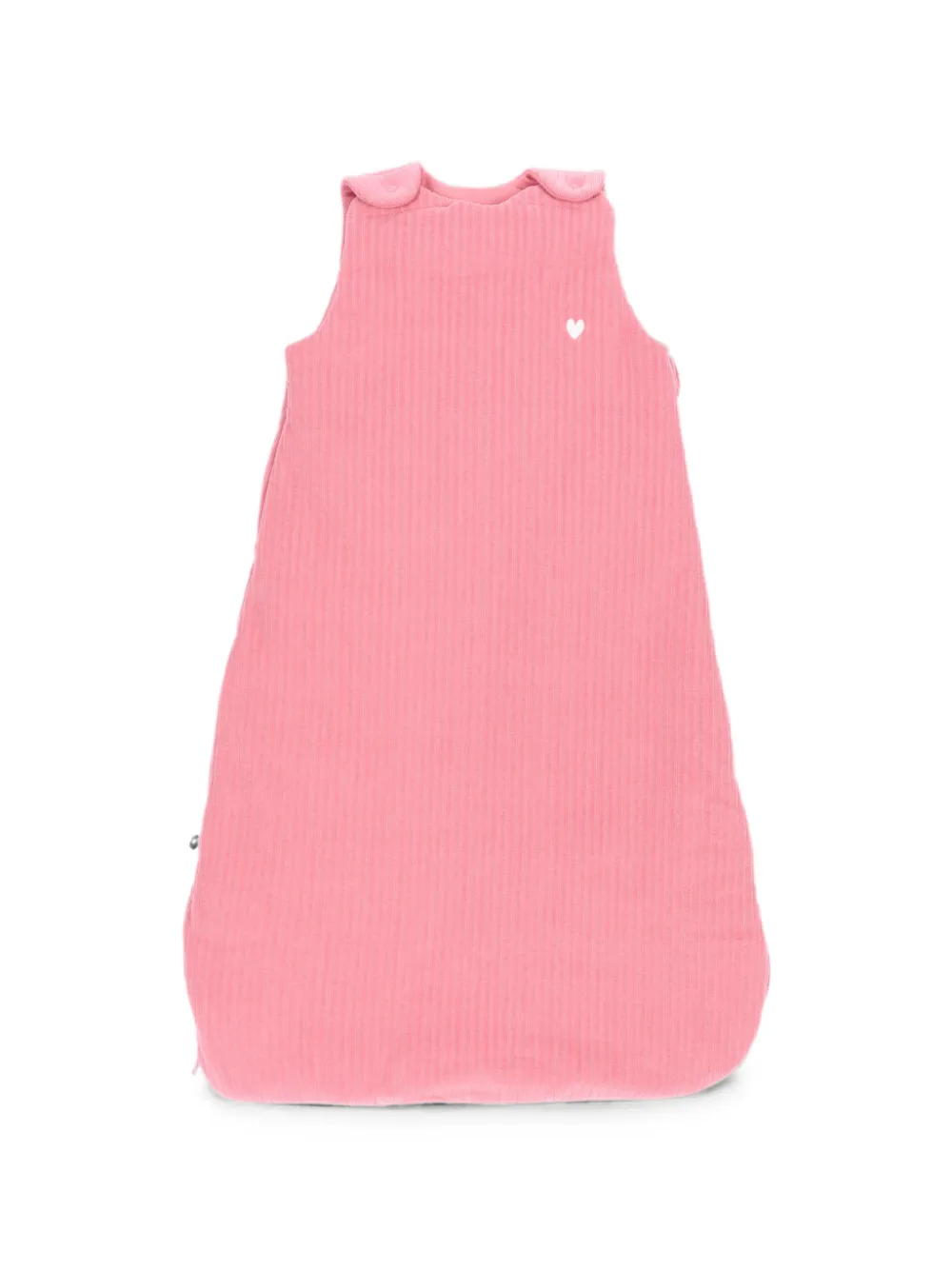 Petit Bateau ribbed heart-motif sleeping bag - Rosa