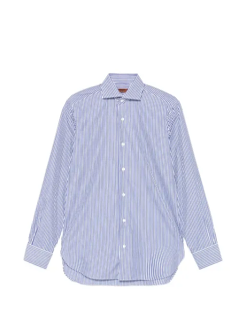 Barba striped-print long-sleeve shirt