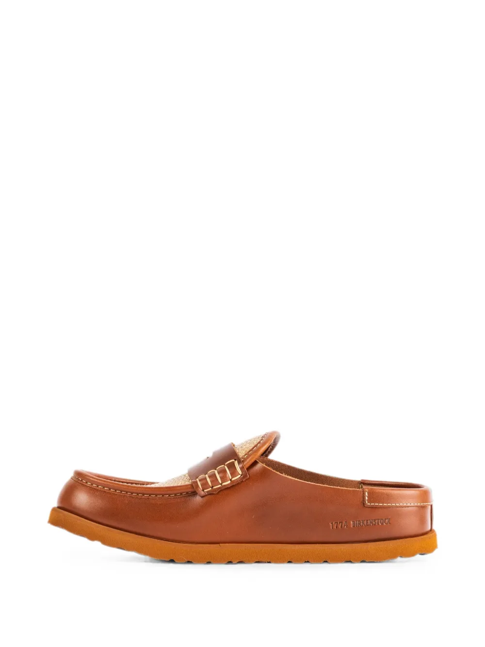 BIRKENSTOCK 1774 Naples raffia sandals Beige