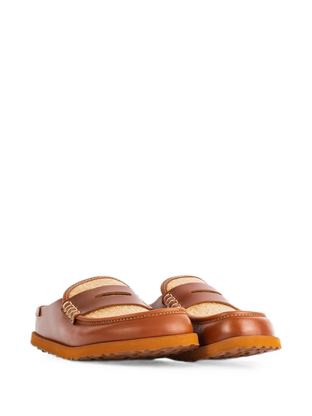 BIRKENSTOCK 1774 Naples raffia sandals Beige