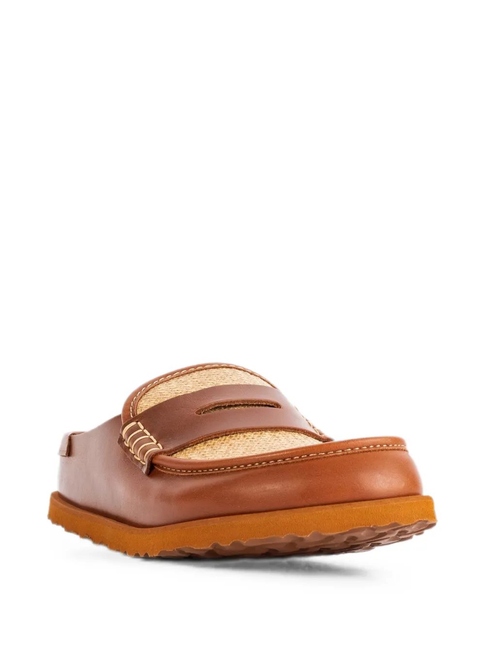 BIRKENSTOCK 1774 Naples raffia sandals Beige