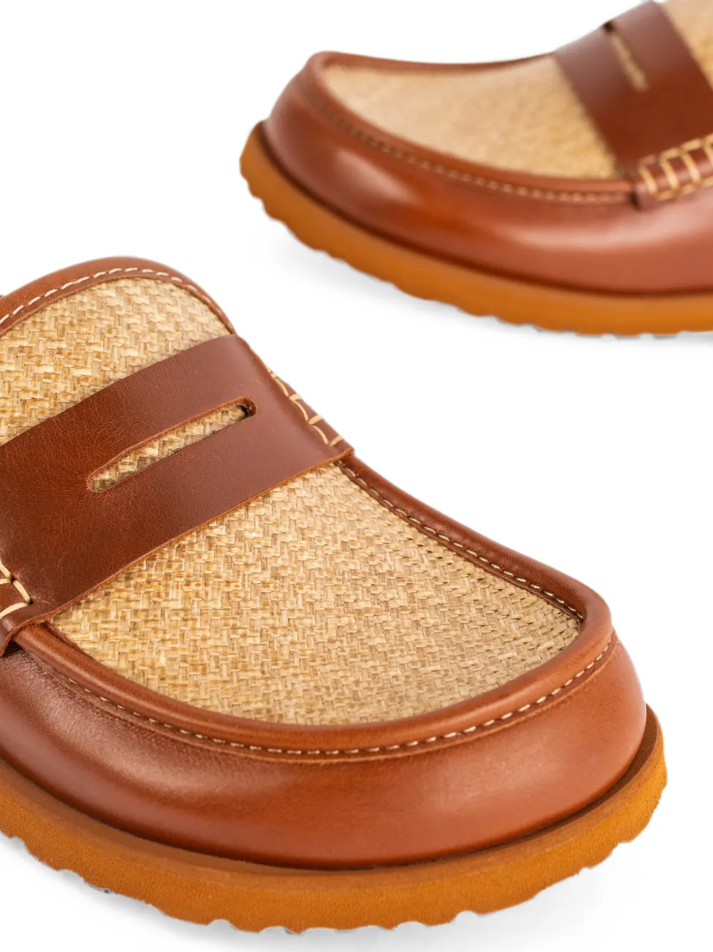 BIRKENSTOCK 1774 Naples raffia sandals Beige