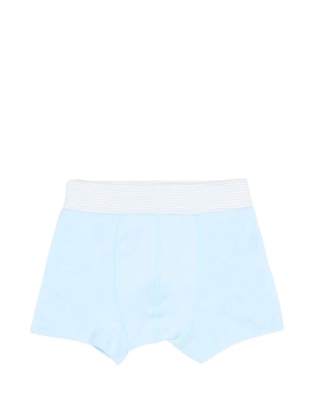 Petit Bateau Drie boxershorts met grafische print Blauw