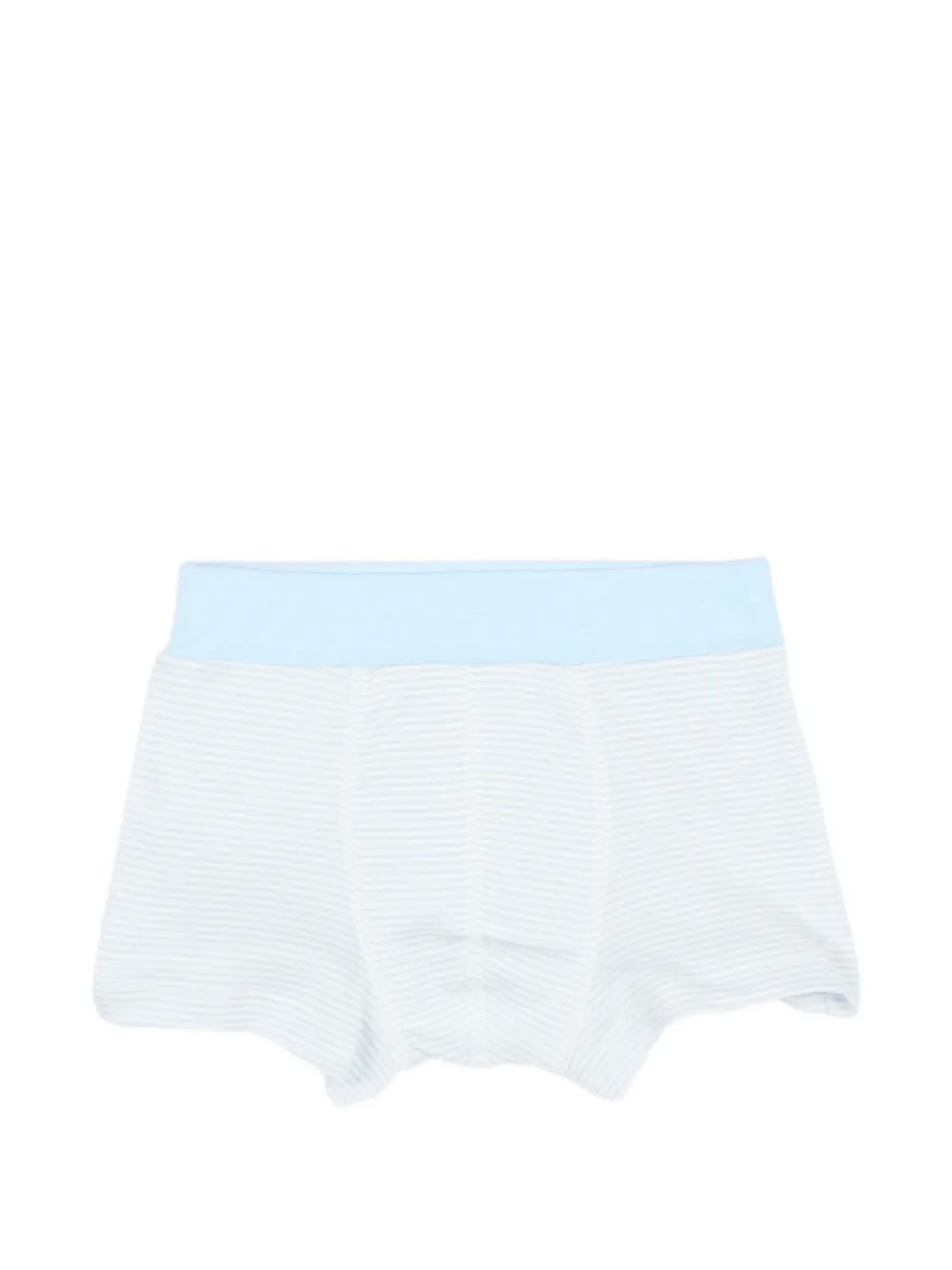 Petit Bateau Drie boxershorts met grafische print Blauw
