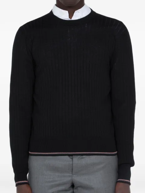 Thom Browne ribbed crew-neck sweater