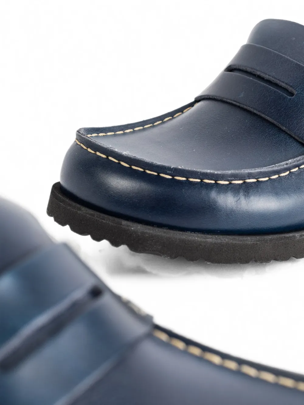 BIRKENSTOCK 1774 Naples leren muiltjes Blauw