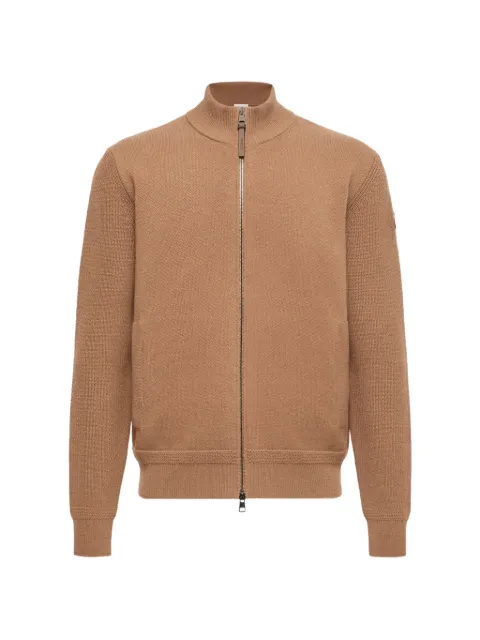 Moncler high-neck zip-up cardigan