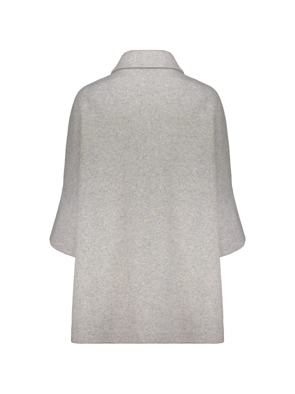 Fedeli Single-breasted Wide-sleeve Coat in Grey, view 2